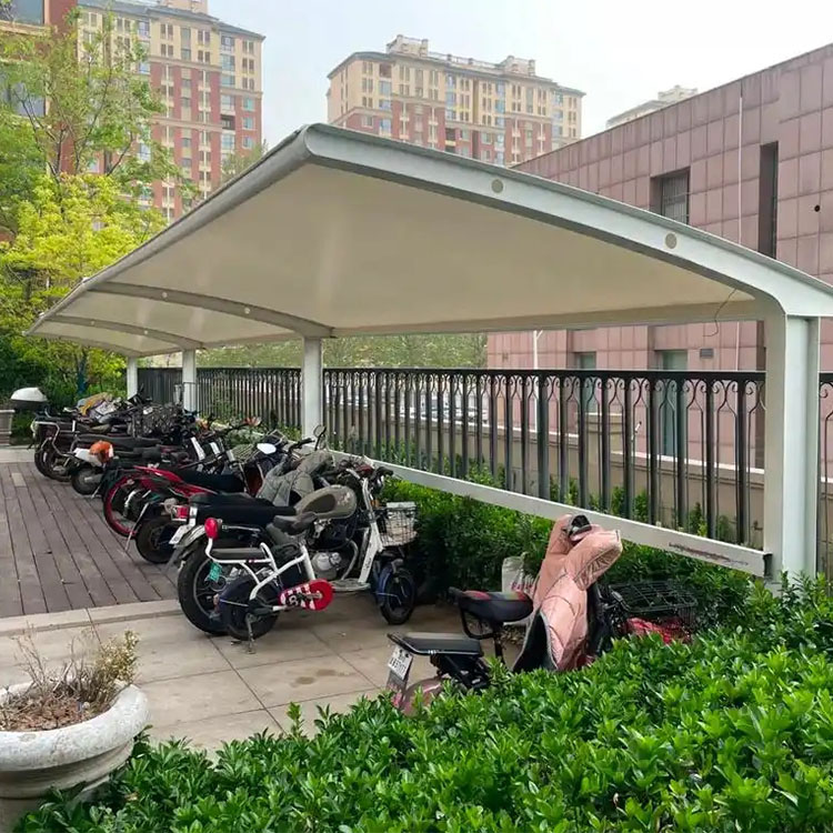 乌苏市膜结构电动车棚